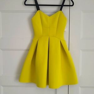 Mustard seed bright yellow dress